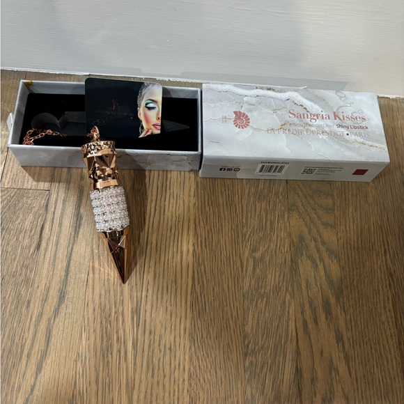 LA PREDIRE PRESTIGE Diamond Red Shiny “Sangria Kisses”Lipstick. NIB - Picture 4 of 7